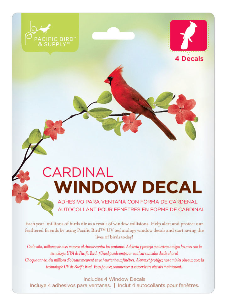 Window Decal: Cardinal - Click Image to Close